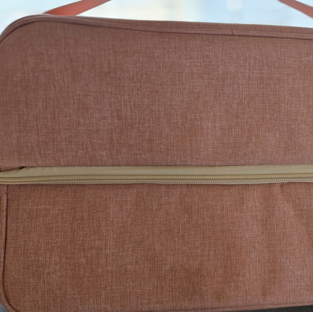 Rose pink wine bag/cooler